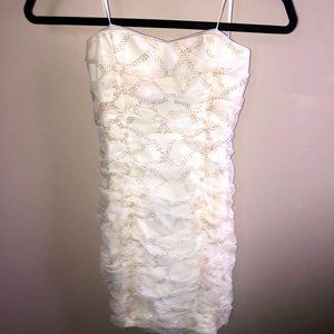 Strapless Bodycon Homecoming Dress